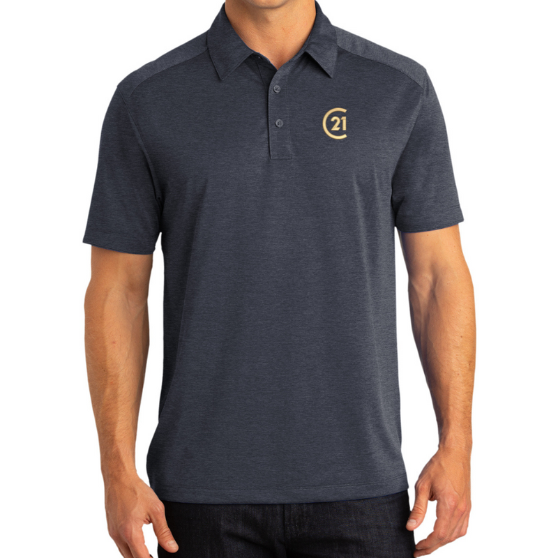 Trends Mens C21 Dark Grey Polo Century 21 Promo Shop USA