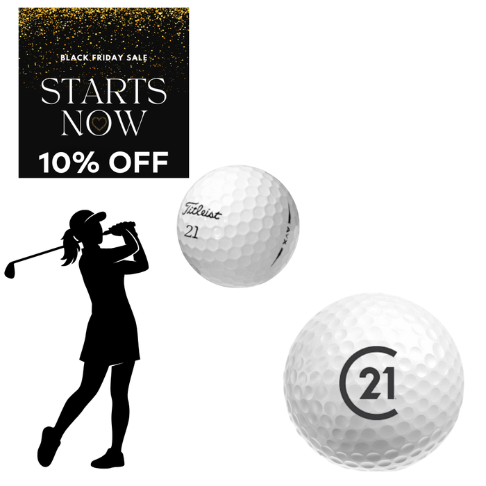 C21 Branded Titleist® Pro V1® Golf Balls - Sleeve (3 Balls)