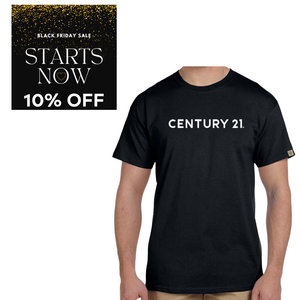 Wordmark Tee, Black Mens