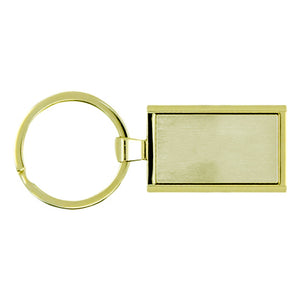 Gold Metal Keychain - Personalized
