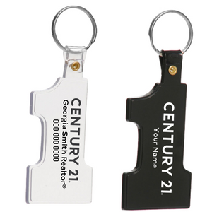 Number One Soft Keychain, Your Logo (Union Printed)