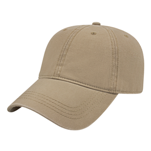 Relaxed Khaki Chino Golf Cap - Personalized