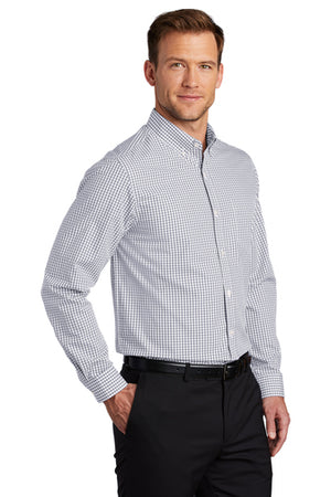 Port Authority Gingham Easy Care Shirt - Personalized