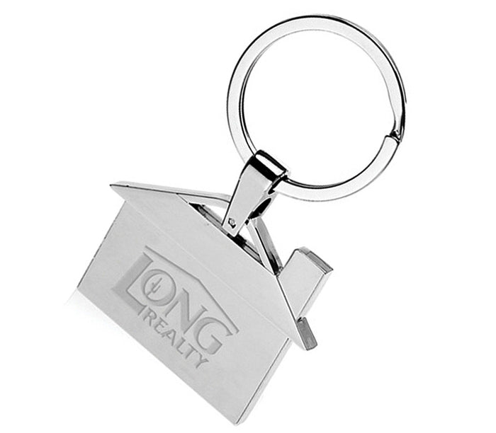 DBA House Metal Keychain