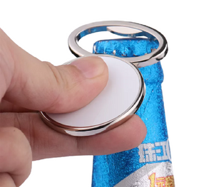 DBA Round Bottle Opener Fridge Magnet