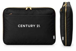 Laptop Sleeve with Gold Hardware - NEW