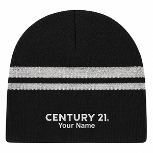 Reflective Knit Beanie, Personalized