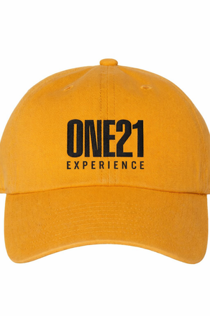 ONE21 Experience Dad Hat – Legacy Gold | Limited Edition