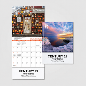 2027 Scenic Mini Wall Calendar - Personalized