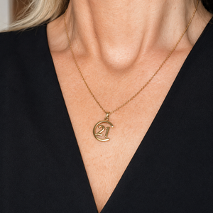 C21 Gold Pendant Necklace