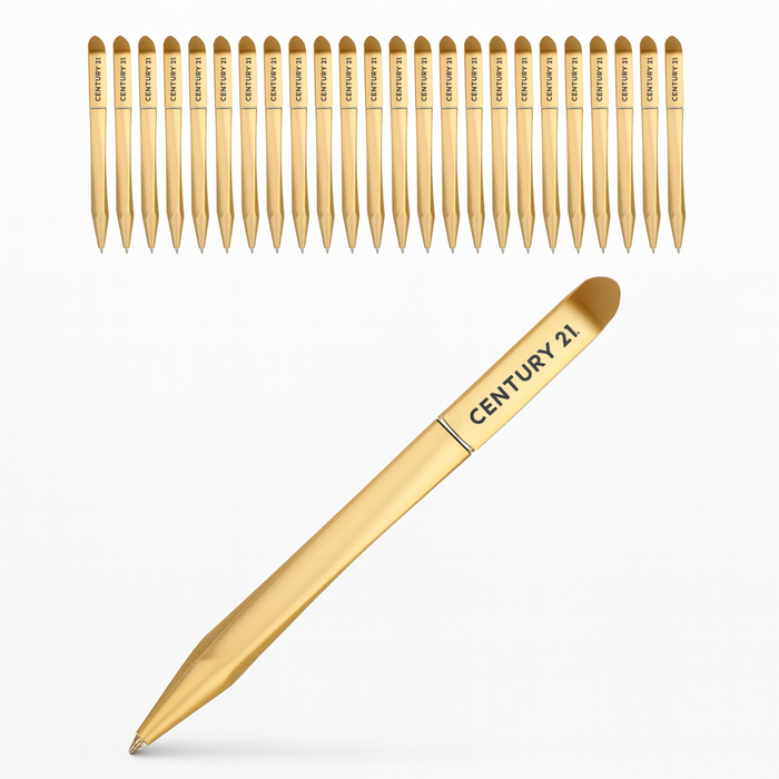 25 x Relentless Champagne Twist Pens - NOW IN BLUE INK!