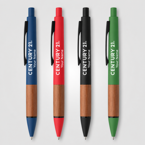 Tide Plastic Wood Grip Pen | Personalized