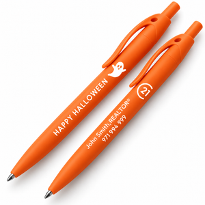 Rubber Barrel Pen - Personalized 2 Sides