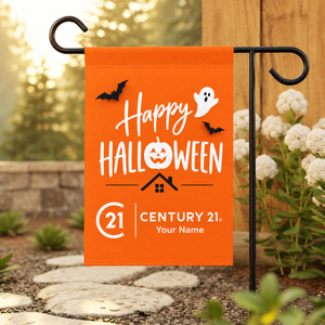 Halloween House & Garden Banner - Personalized