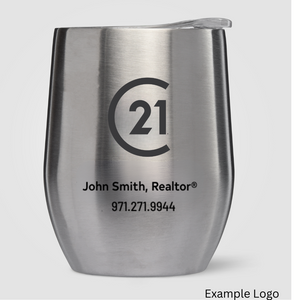 Escape Double Wall Wine Cup 11oz - Personalized