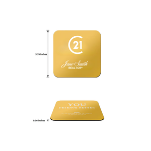 Metallic Gold Coaster - Personalized with Free Shipping NEW