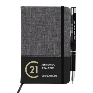 Twain Notebook & Tres-Chic Pen Gift Set - Your Logo