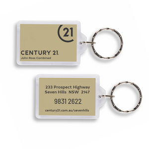Acrylic Rectangle Keyring - Personalized