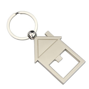 House Bottle Opener Keychain - Personalized