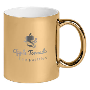 Metallic Ceramic Mug - Printed with Your Logo/Name