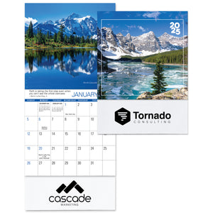 2025 Scenic Mini Wall Calendar - Personalized