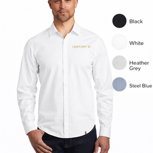 century 21 mens dress shirts Mens Black Business Shirt