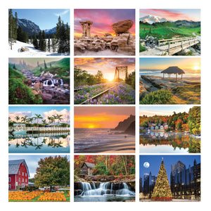 2025 Scenic Wall Calendar - Personalized