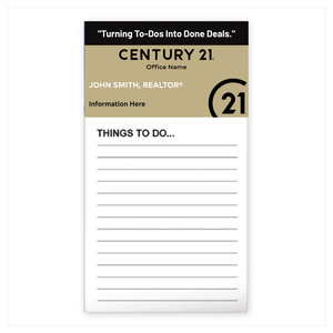 Business Card Magnet with 50 Sheet Notepad | Personalized