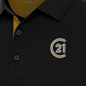 GENERATION ERA Black/Midas Gold Polo - NEW