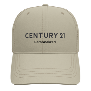 Relaxed Khaki Chino Golf Cap - Personalized