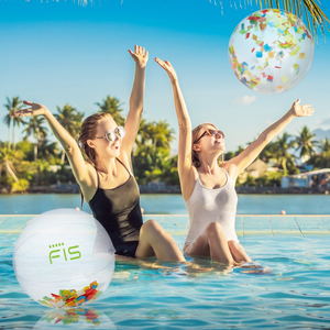 16" Confetti Beach Ball - Personalized