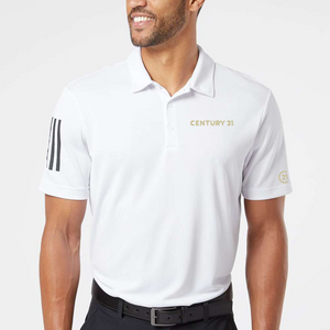 Adidas Mens 3-Stripes Polo – Century 21 Edition