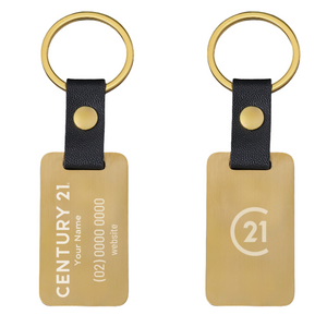 Stainless Steel Metal Keychain - Personalized