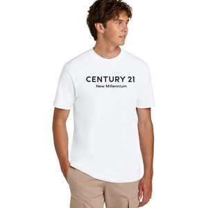 Wordmark Tee, White Mens | New Millennium