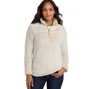 Cozy Womens Sherpa 1/4 Zip Fleece