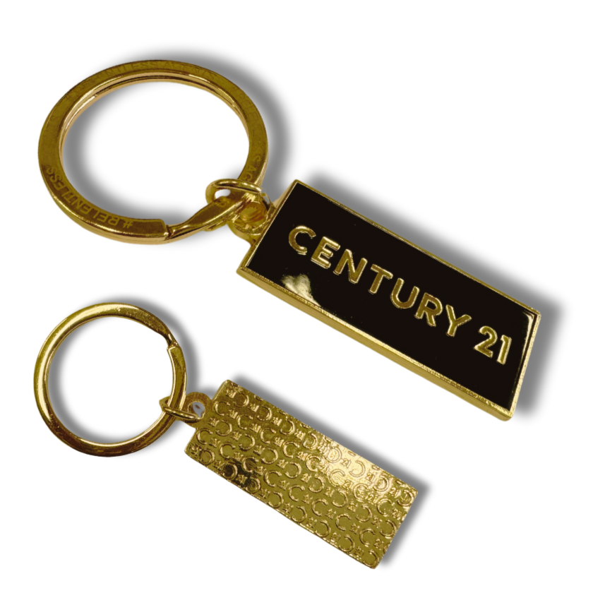 RELENTLESS GOLD KEYCHAIN Bag of 20 – Century 21 Promo Shop USA