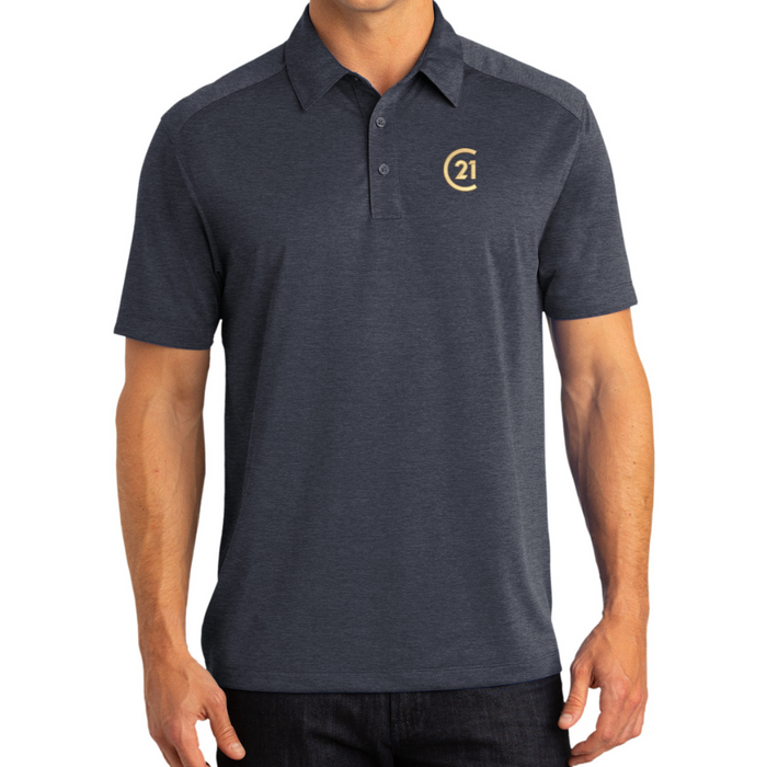 Trends Mens C21 Charcoal Polo - NEW