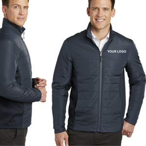 Mens Black Obsessed Insulated Jacket - Your Logo
