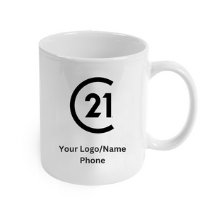 11 oz. White Classic Mug - Your Logo/Name