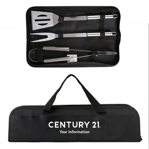 Grill Easy 3 pc Stainless Steel Set - Personalized