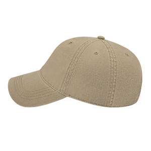 Relaxed Khaki Chino Golf Cap - Personalized