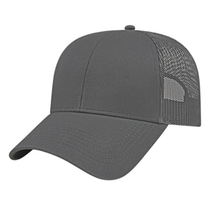 Cotton Twill Charcoal Trucker Hat - Personalized