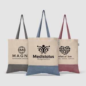 Quebec Two Tone Cotton Tote - Personalized