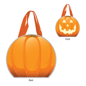 Reflective Halloween Pumpkin Bag/Shopper - Personalized