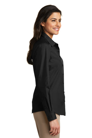 DBA Ladies Long Sleeve Carefree Poplin Shirt - Century 21 Promo Shop USA