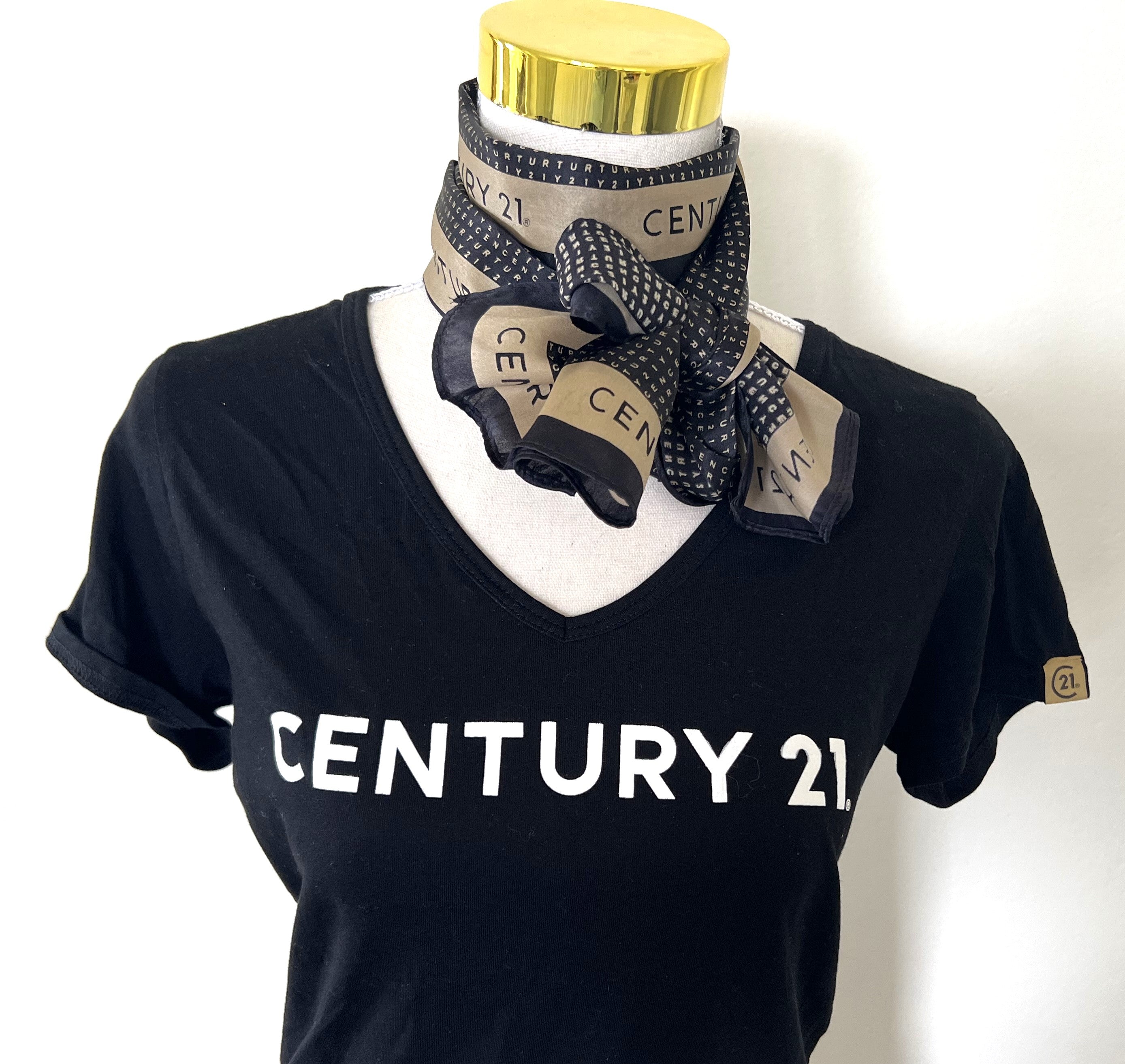 Wordmark Silk Scarf Long – Century 21 Promo Shop USA