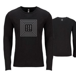 Square Pattern Long Sleeve Tee - CLOSE OUT