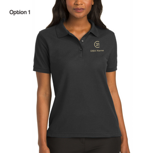DBA Embroidery - Ladies Silk Touch Polo