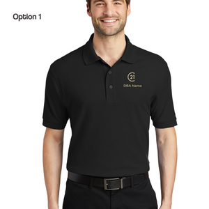 DBA Embroidery - Mens Silk Touch Polo