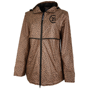 Animal print rain mac discount